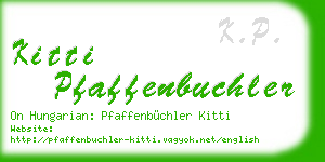 kitti pfaffenbuchler business card